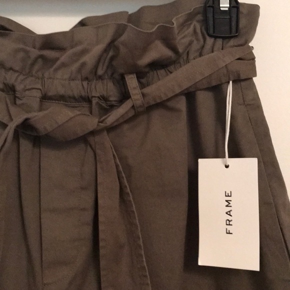 NWT FRAME Denim Paper Bag Trouser Size S - Picture 6 of 6